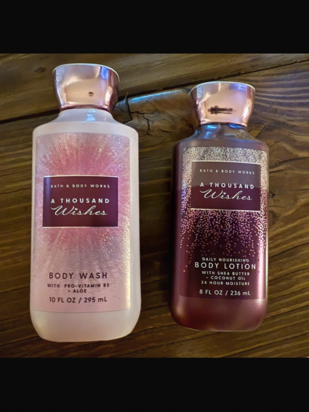 Bath & Body Works A Thousand Wishes Body Wash & Lotion Set - Pink